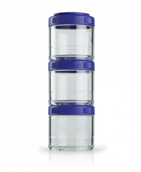   BlenderBottle GoStak 3 Pak Purple Original