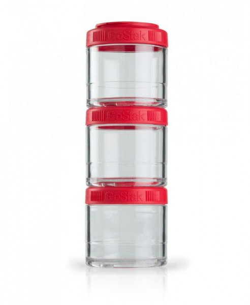   BlenderBottle GoStak 3 Pak Red Original