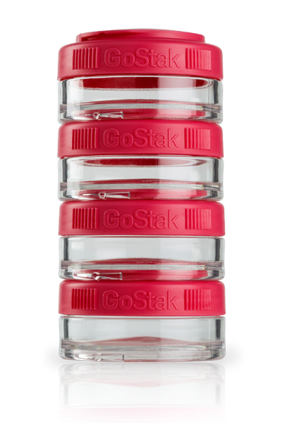   BlenderBottle GoStak 4*40ml Red Original