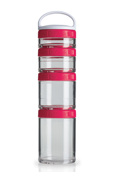   BlenderBottle GoStak Starter 4 Pak Pink Original