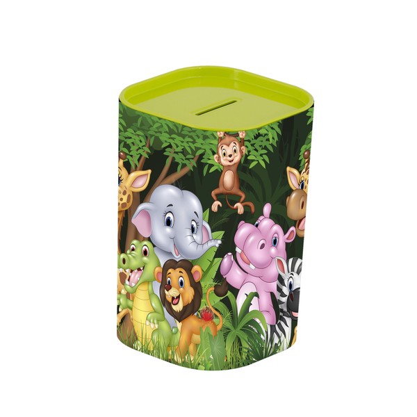   Herevin Money Box Animals Green (161495-002)