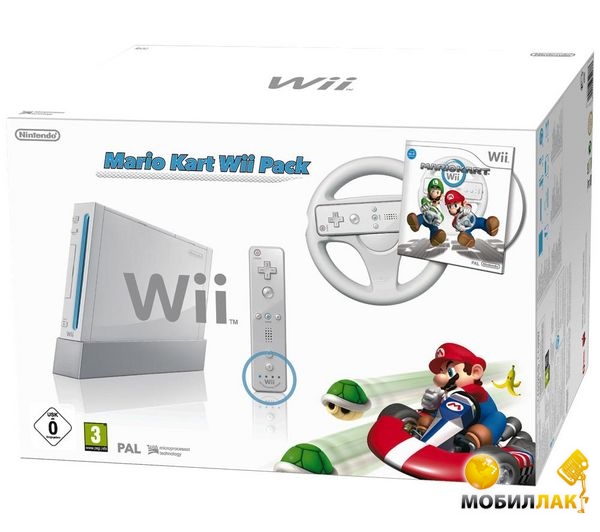 Игровая приставка Nintendo Wii Console with Mario Kart Bundle