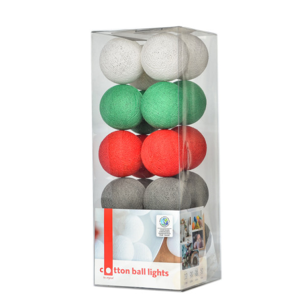  Cotton Ball Lights 20  Christmas Time 