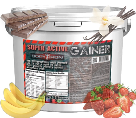  BodyIron Nutrition Super Active Gainer 5000  Chocolate