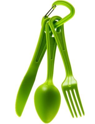   Sea To Summit Polycarbonate Cutlery Set Green (ACUTLGN)