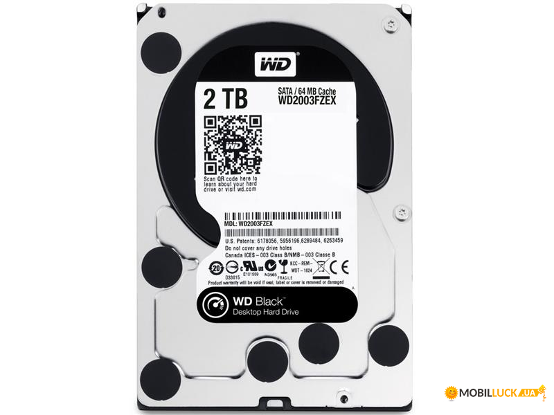   Western Digital 2TB 7200rpm 64MB (WD2003FZEX) Refurbished