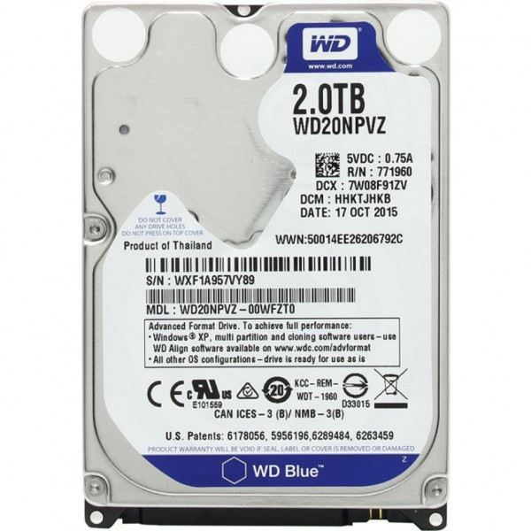     Western Digital 2.5 2TB (WD20NPVZ)