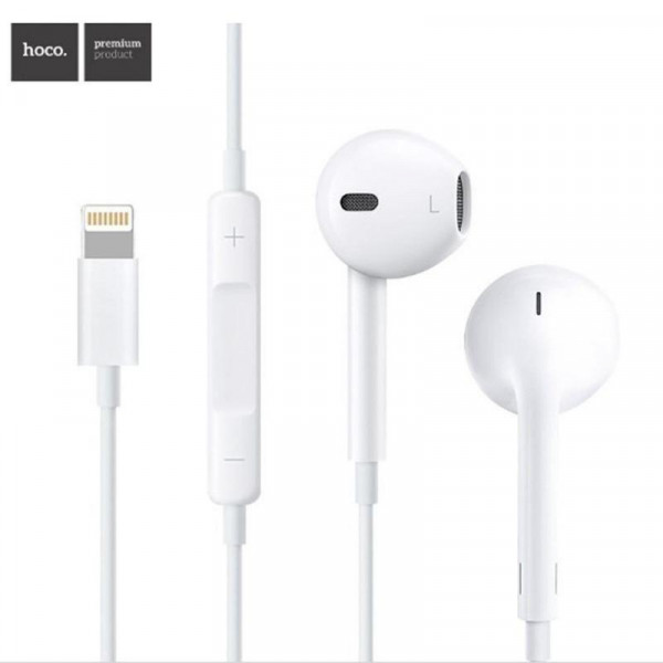  Hoco L7 Original series lightning earphone White