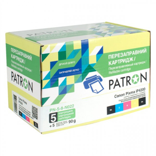  Patron  Canon Pixma iP4200, PN-5-8-022 (CIR-PN-CPGI5CLI8-022)