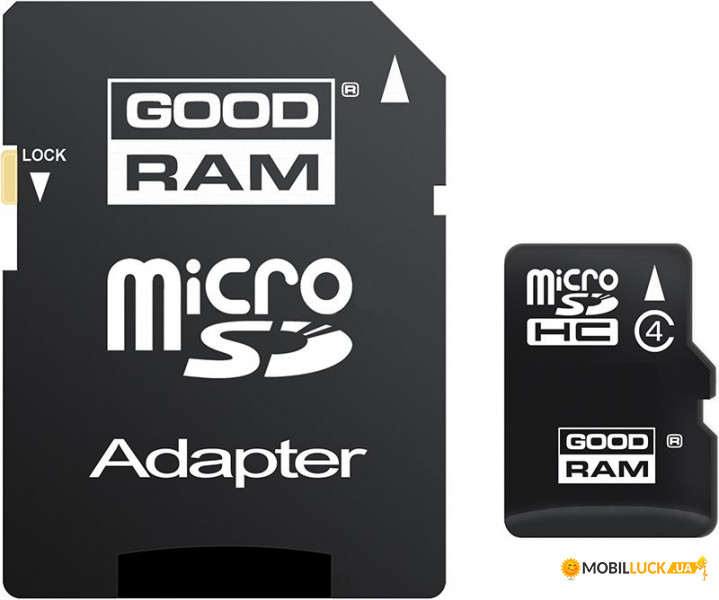   Goodram microSDHC class 4 SD adapter 32Gb