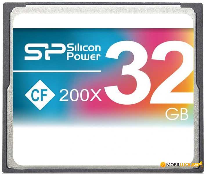   Silicon Power 32GB CF 200X (SP032GBCFC200V10)