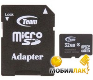   Team 32GB microSDHC Class 4 (adapter SD) (TUSDH32GCL403)