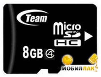   Team microSDHC 8GB Class 4 no adapter (TUSDH8GCL402)