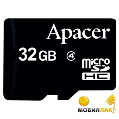   Apacer microSDHC Class4 32GB (AP32GMCSH4-RA)