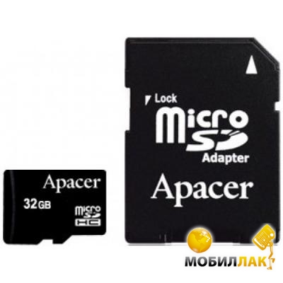   Apacer microSDHC Class4 32GB (AP32GMCSH4-R)