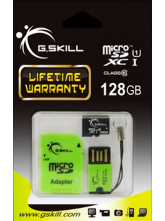   G.Skill microSDHC (UHS-1) 128GB Class10 (USB Card Reader+adapter SD) (FF-TSDXC128GC-U1)