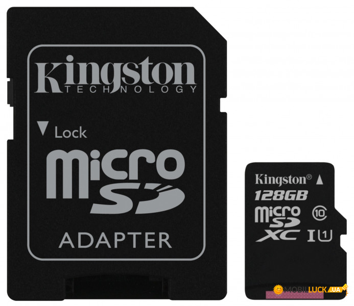   Kingston microSDXC UHS-I 80R 128GB class 10+SD