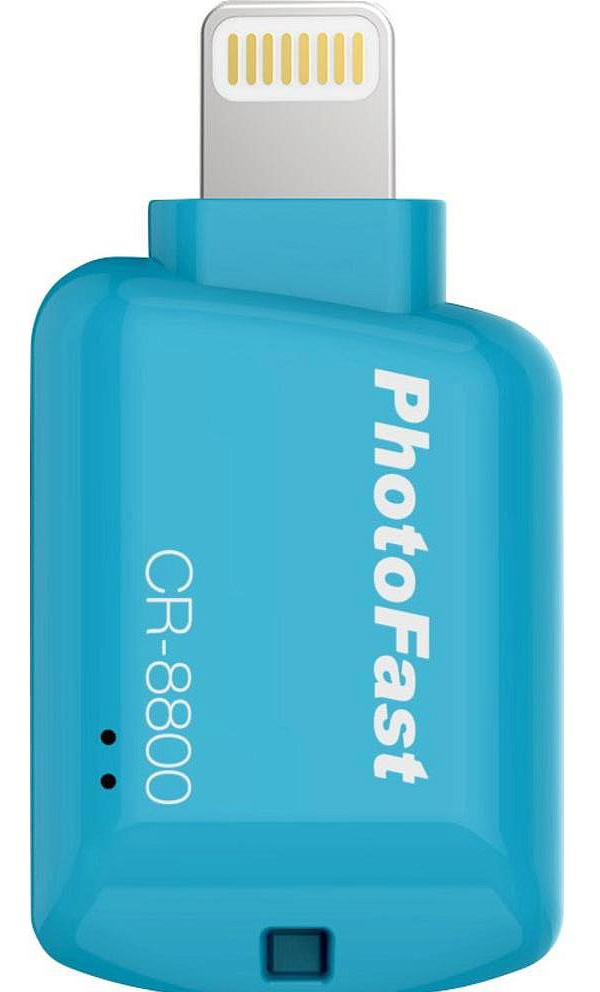   PhotoFast iOS Card Reader CR8800 Blue