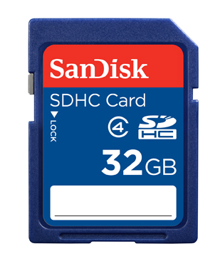   Sandisk 32GB SDHC Class 4 (SDSDB-032G-B35)