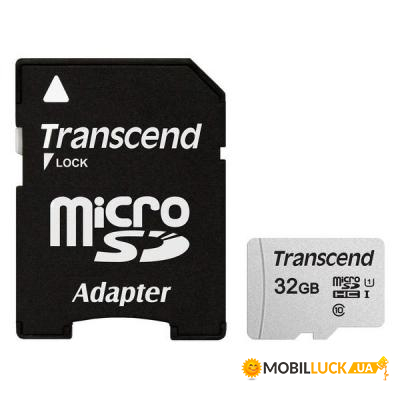  ' Transcend 32GB microSDHC C10 (TS32GUSD300S-A)