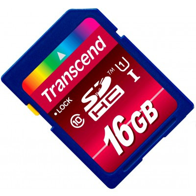   Transcend SDHC 16GB Class 10 Ultimate