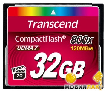  ' Transcend CF 32GB (800X) (TS32GCF800)