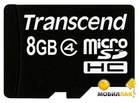   Transcend microSDHC 8 GB Class 4 (no adapter) (TS8GUSDC4)