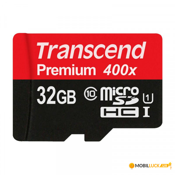   Transcend microSDHC 32Gb UHS-1 x400