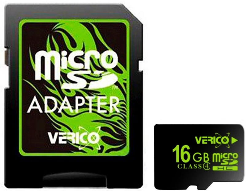   Verico microSDHC Class 4 SD adapter 16 Gb