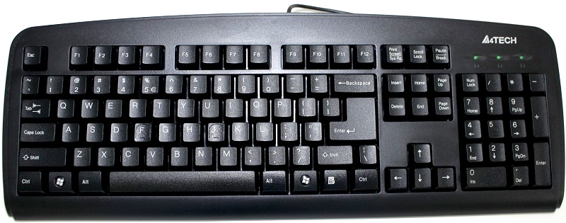  A4Tech KB-720-R PS2 Black