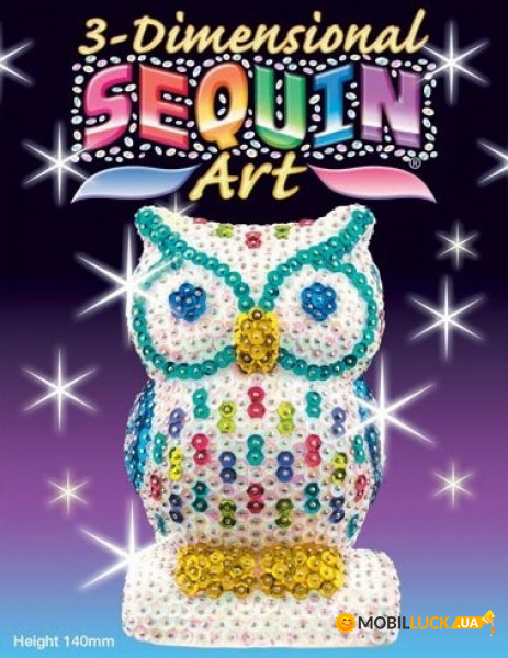    Sequin Art 3D New Owl (SA1409)