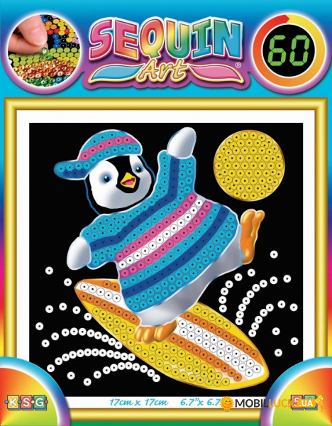    Sequin Art 60 Penguin SA1328