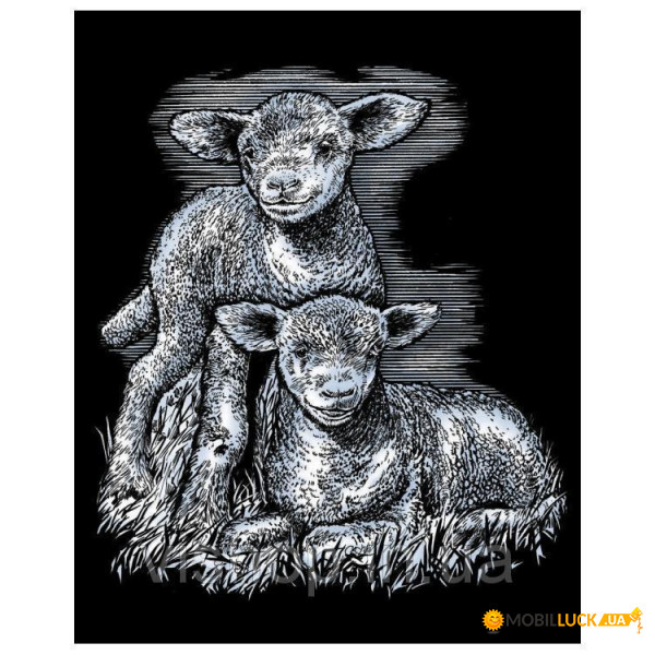    Sequin Art ARTFOIL SILVER Lambs SA0538