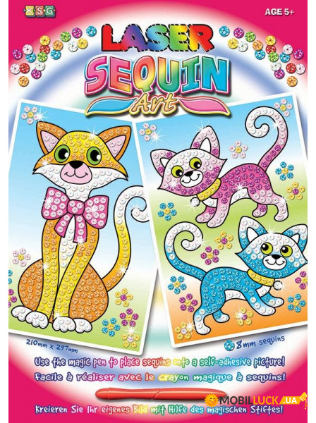    Sequin Art Laser Cats SA1317