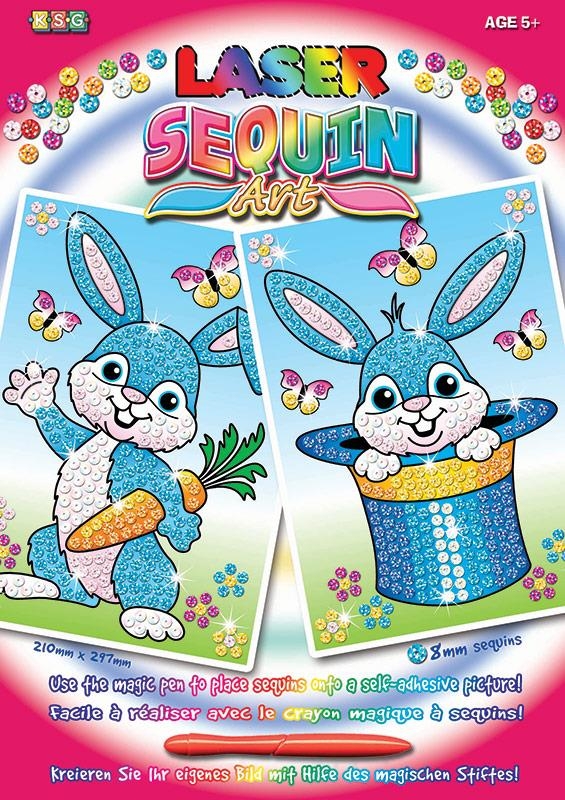    Sequin Art Laser Rabbits SA1320