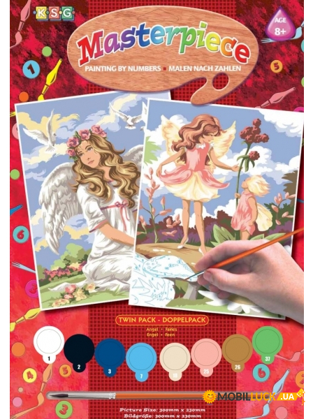    Sequin Art PAINTING BY NUMBERS JUNIOR-PAIRS Fantasy SA0818