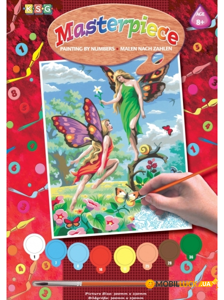    Sequin Art PAINTING BY NUMBERS JUNIOR Fairies SA0126