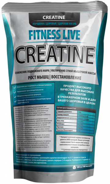  Fitness Live Creatine 250  (5502945723492)