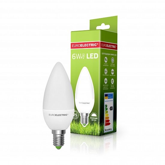   Euroelectric CL 6W E14 4000K (LED-CL-06144(EE))