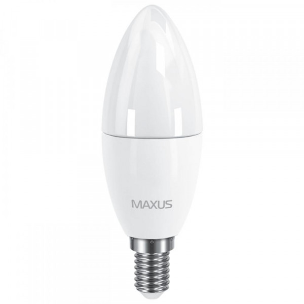  LED  Maxus C37 6W E14 ( 2 .) (2-LED-534-02)