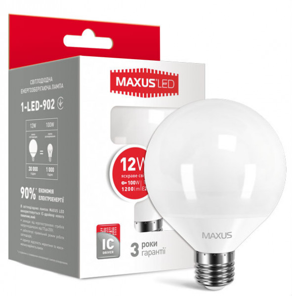   Maxus G95 12W 4100K 220V E27 (1-LED-902)