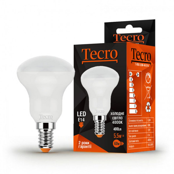 LED  Tecro T-R50-5,5W-4K-E14 5,5W E14