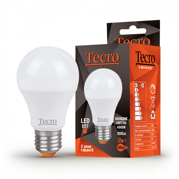  Tecro TL-A60-10W-3K-E27