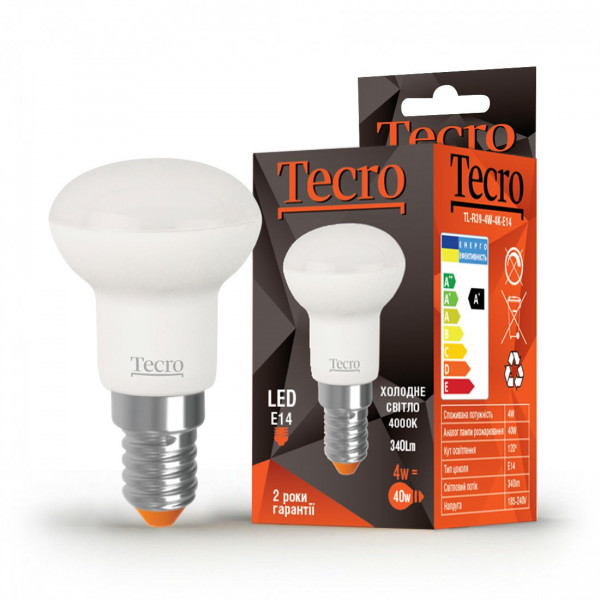  LED Tecro TL-R39-4W-4K-E14 4W 4000K E14