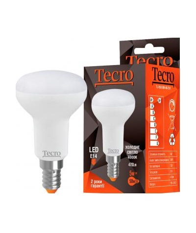  LED Tecro TL-R50-5W-4K-E14