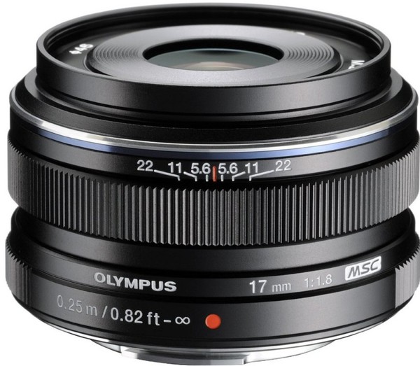  Olympus EW-M1718 17mm 1:1.8 Black (V311050BE000)