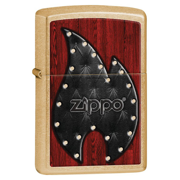  Zippo 207G Leather Flame (28832)