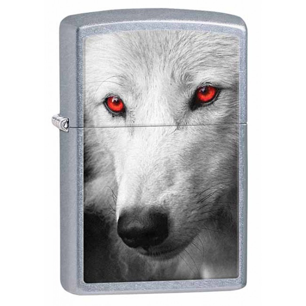  Zippo 207 Wolf With Red Eyes (28877)