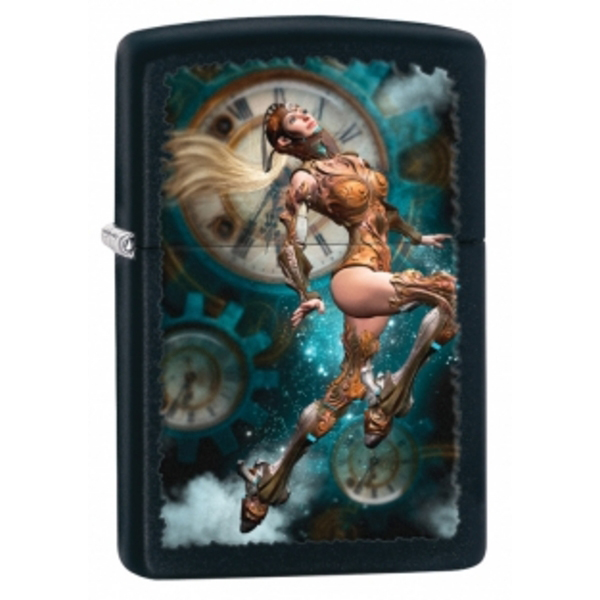  Zippo 28670 Steampunk Aviator Girl Jumping