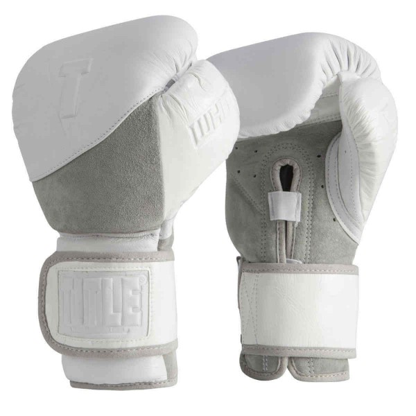   Title White Pro Bag Gloves (16oz) 